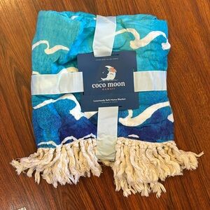 NWT Coco Moon throw with tassels